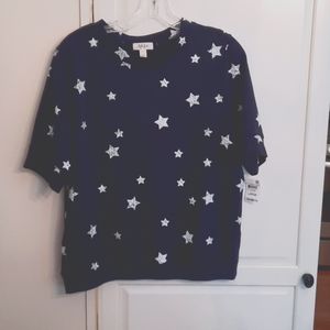 Style & Co. Navy T-Shirt